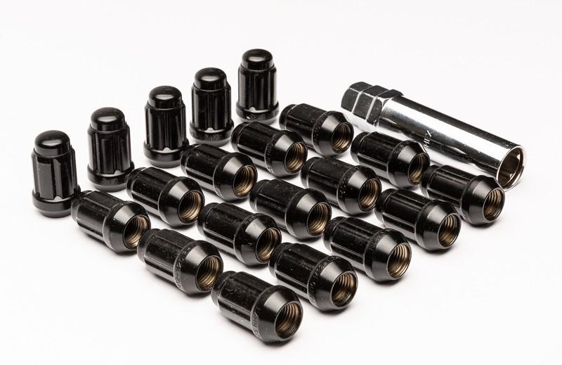Sniper Wheels Geared Wheel nuts M12 X 1.25 Black 24pcs/Key