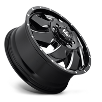FUEL l CLEAVER DUALLY Model D574 GLOSS BLACK MILLED