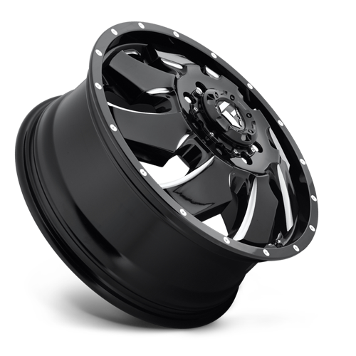 FUEL l CLEAVER DUALLY Model D574 GLOSS BLACK MILLED