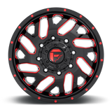 FUEL l TRITON DUALLY Model D656 GLOSS BLACK RED TINTED CLEAR