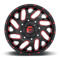 FUEL l TRITON DUALLY Model D656 GLOSS BLACK RED TINTED CLEAR