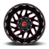 FUEL l TRITON GLOSS BLACK RED TINTED CLEAR