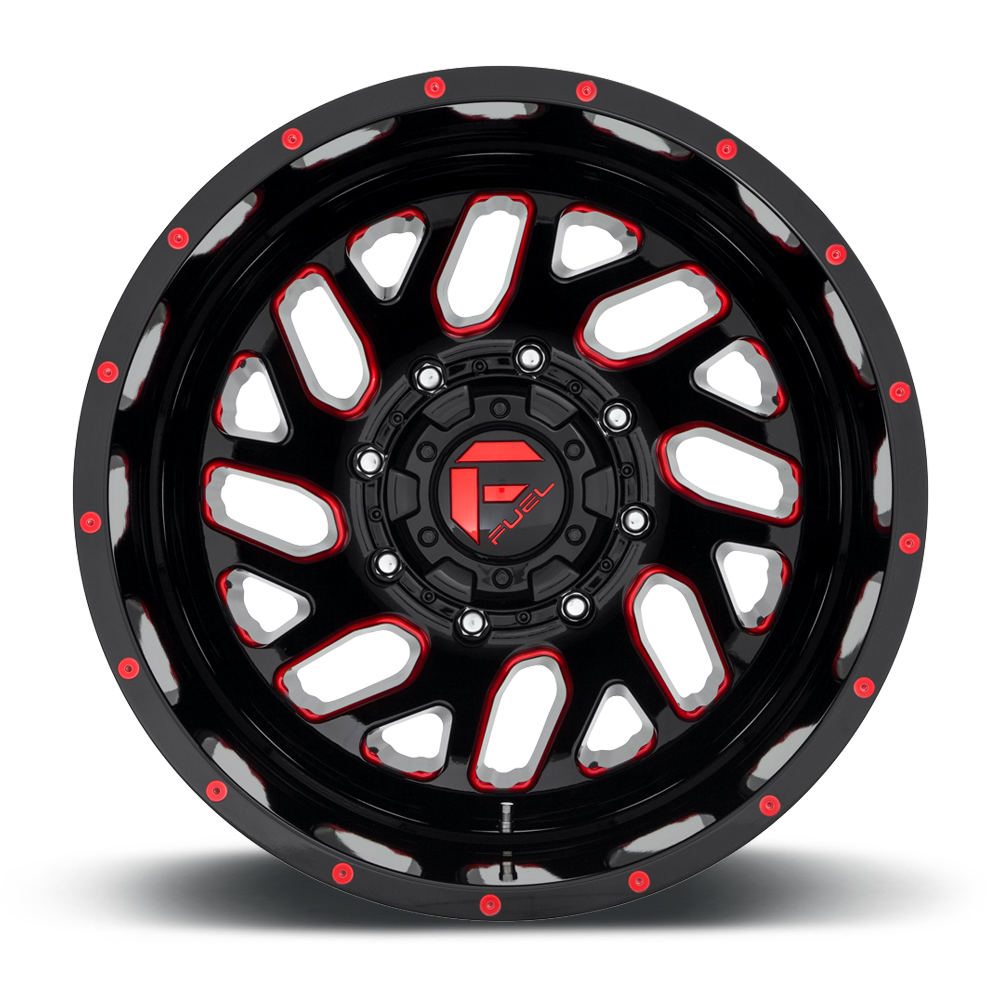 FUEL l TRITON GLOSS BLACK RED TINTED CLEAR