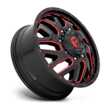 FUEL l TRITON DUALLY Model D656 GLOSS BLACK RED TINTED CLEAR