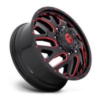 FUEL l TRITON DUALLY Model D656 GLOSS BLACK RED TINTED CLEAR