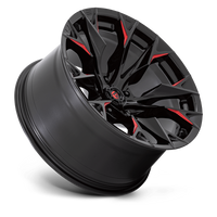 FUEL l FLAME Model D823 GLOSS BLACK MILL W/ CANDY RED