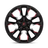 FUEL l FLAME Model D823 GLOSS BLACK MILL W/ CANDY RED