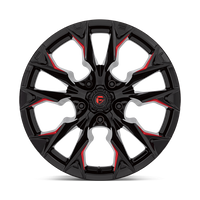 FUEL l FLAME Model D823 GLOSS BLACK MILL W/ CANDY RED