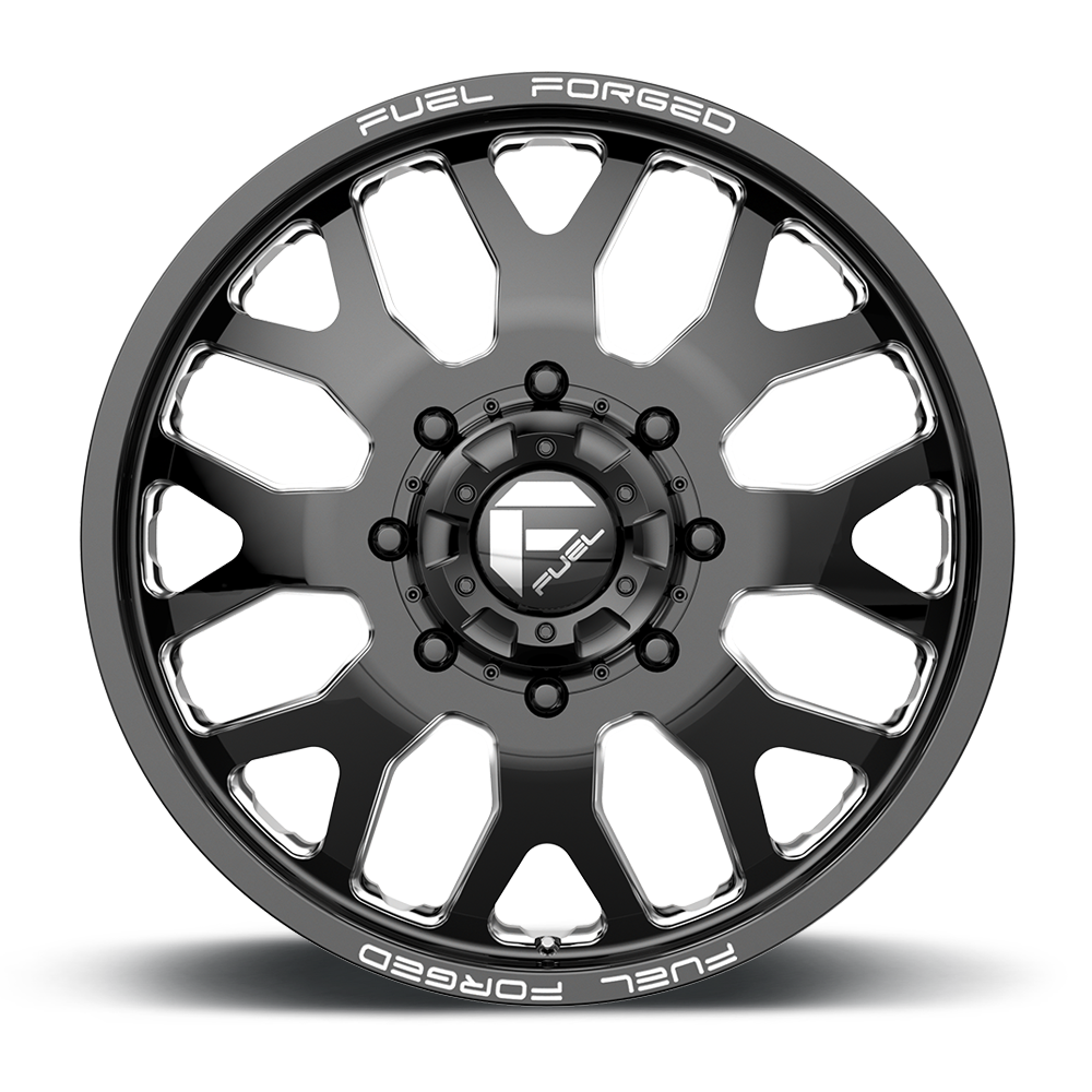 FUEL l FF19D DUALLY Model FF19 GLOSS BLACK MILLED