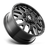 FUEL l FF19D DUALLY Model FF19 GLOSS BLACK MILLED