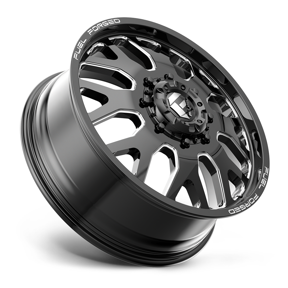 FUEL l FF19D DUALLY Model FF19 GLOSS BLACK MILLED