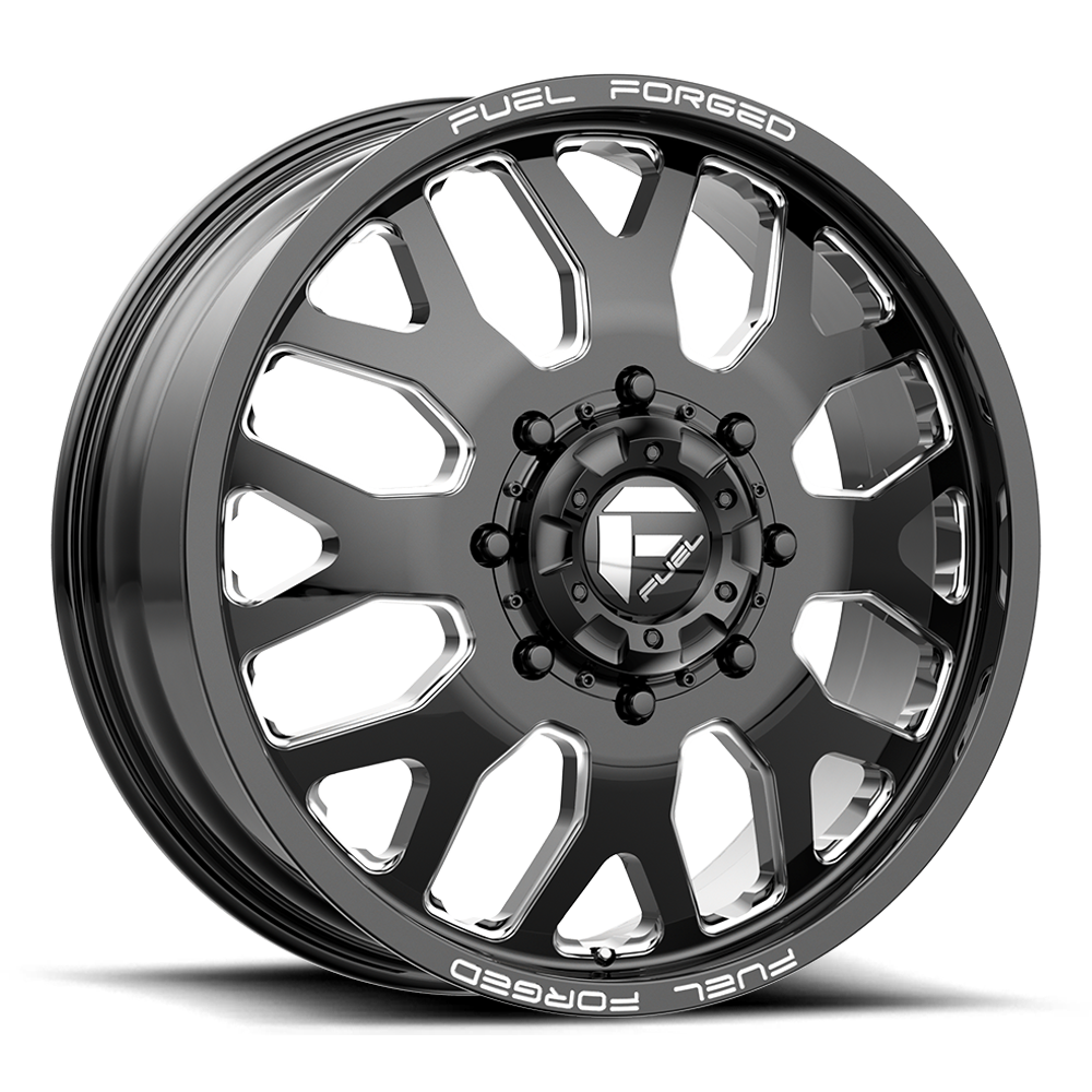 FUEL l FF19D DUALLY Model FF19 GLOSS BLACK MILLED
