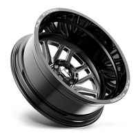 FUEL l FF66D DUALLY MATTE BLACK MILLED