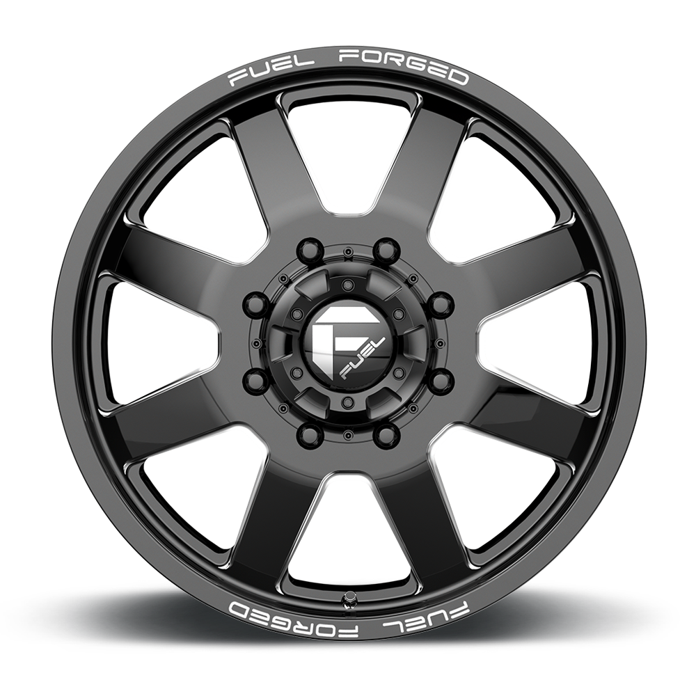 FUEL l FF09D Model DE09 MATTE BLACK MILLED