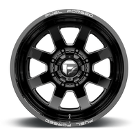 FUEL l FF09D DUALLY Model DE09 MATTE BLACK MILLED