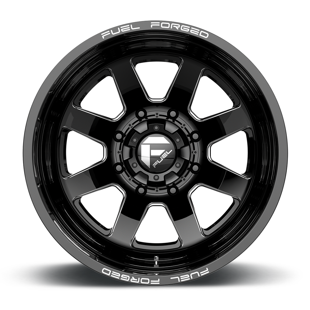 FUEL l FF09D DUALLY Model DE09 MATTE BLACK MILLED