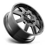 FUEL l FF09D Model DE09 MATTE BLACK MILLED