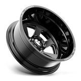 FUEL l FF09D DUALLY Model DE09 MATTE BLACK MILLED