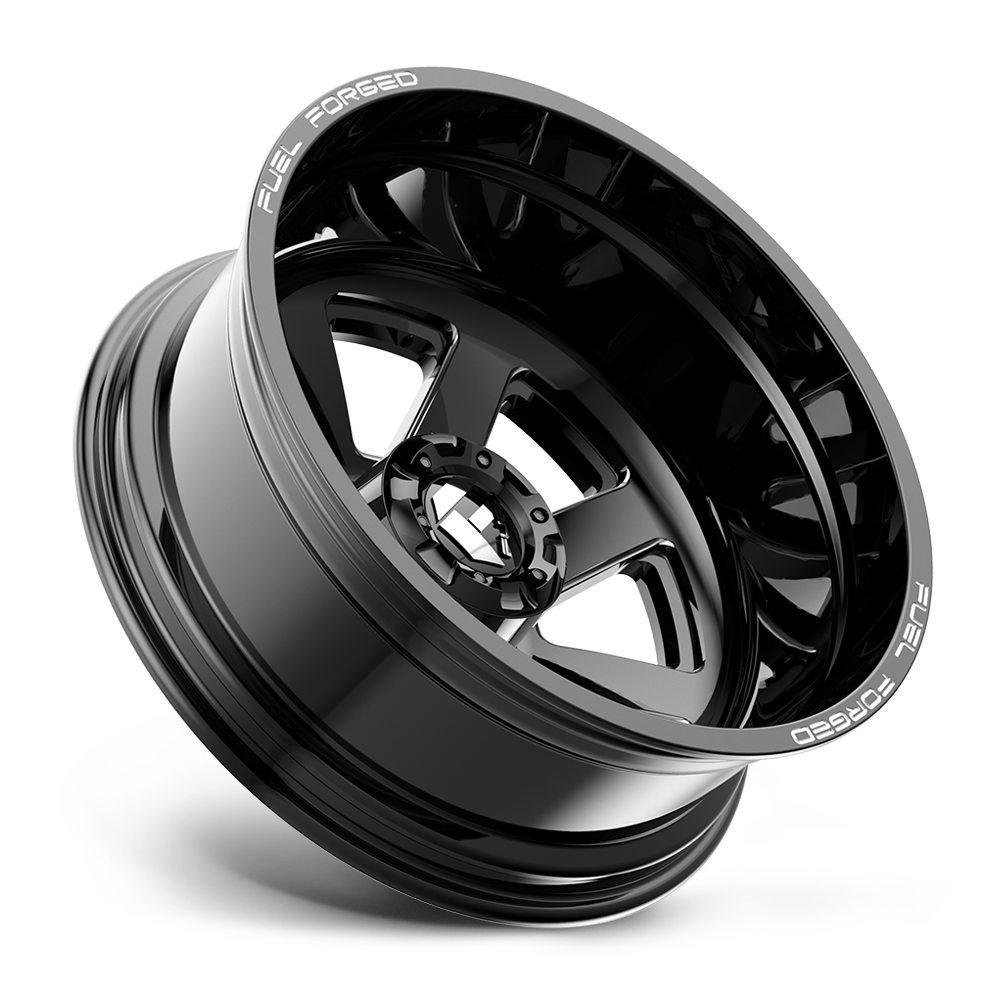 FUEL l FF09D DUALLY Model DE09 MATTE BLACK MILLED