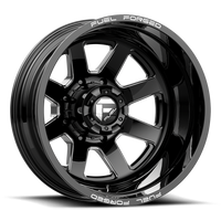 FUEL l FF09D DUALLY Model DE09 MATTE BLACK MILLED