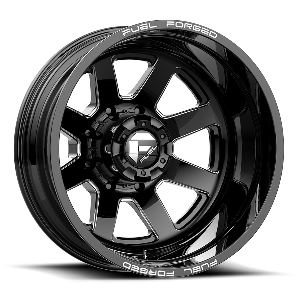 FUEL l FF09D DUALLY Model DE09 MATTE BLACK MILLED
