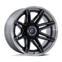 FUEL l BRAWL Model FC401 GLOSS BLACK BRUSHED DARK TINT