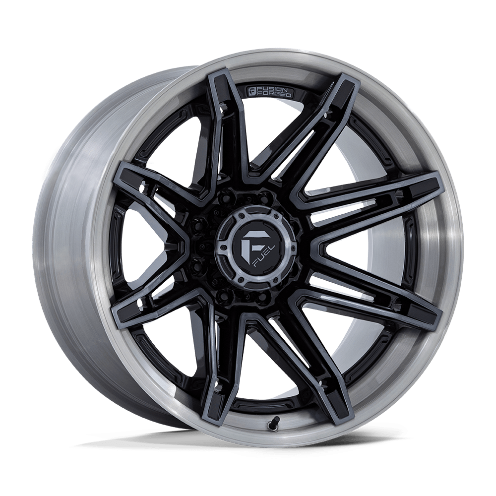 FUEL l BRAWL Model FC401 GLOSS BLACK BRUSHED DARK TINT
