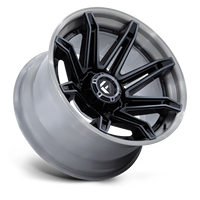 FUEL l BRAWL Model FC401 GLOSS BLACK BRUSHED DARK TINT