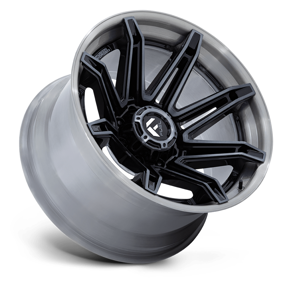 FUEL l BRAWL Model FC401 GLOSS BLACK BRUSHED DARK TINT
