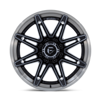 FUEL l BRAWL Model FC401 GLOSS BLACK BRUSHED DARK TINT
