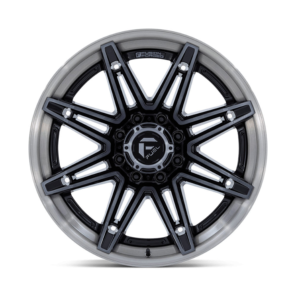 FUEL l BRAWL Model FC401 GLOSS BLACK BRUSHED DARK TINT