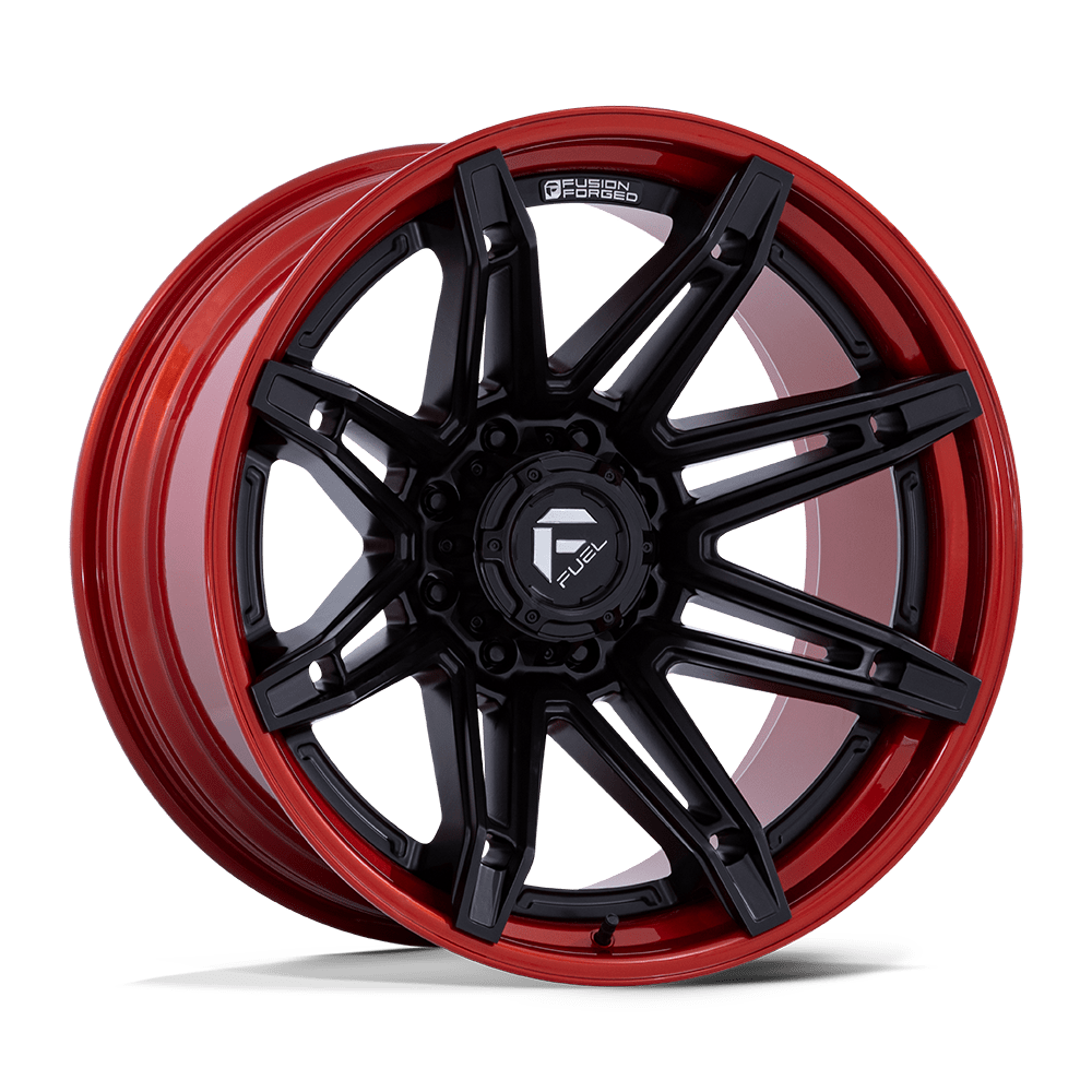 FUEL l BRAWL Model FC401 MATTE BLACK W/ CANDY RED LIP