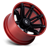 FUEL l BRAWL Model FC401 MATTE BLACK W/ CANDY RED LIP