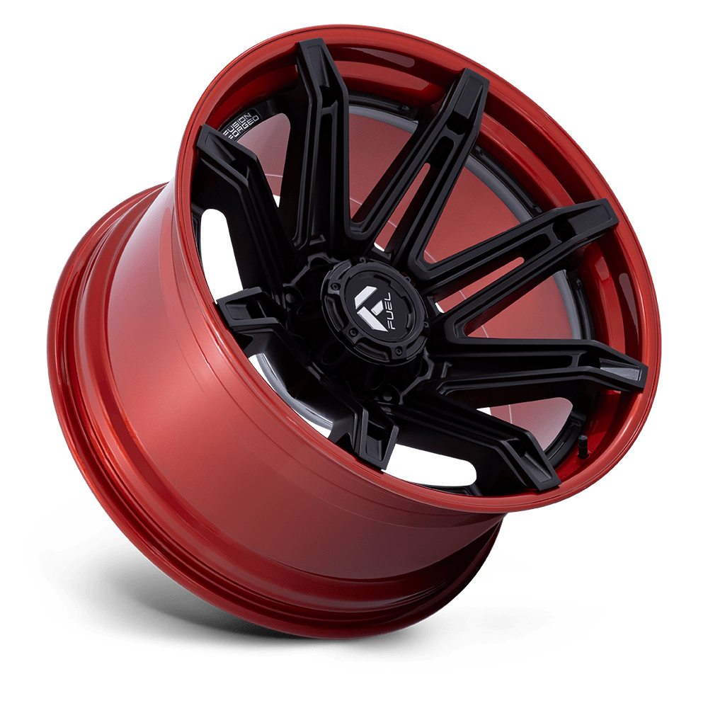 FUEL l BRAWL Model FC401 MATTE BLACK W/ CANDY RED LIP