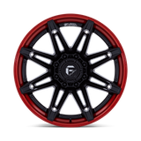 FUEL l BRAWL Model FC401 MATTE BLACK W/ CANDY RED LIP