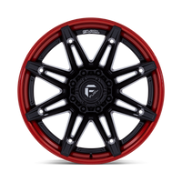 FUEL l BRAWL Model FC401 MATTE BLACK W/ CANDY RED LIP