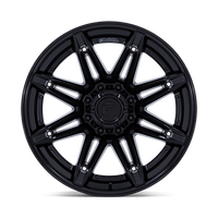 FUEL l BRAWL Model FC401 MATTE BLACK W/ GLOSS BLACK LIP
