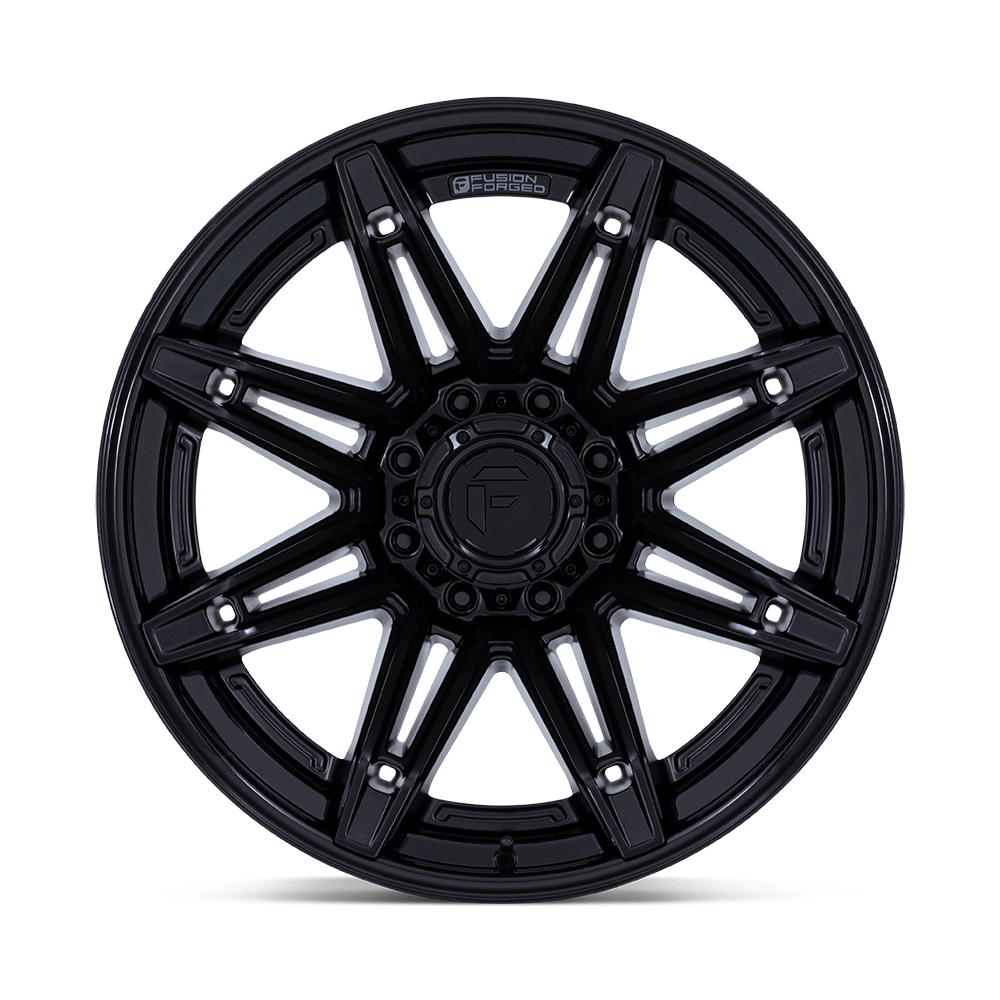 FUEL l BRAWL Model FC401 MATTE BLACK W/ GLOSS BLACK LIP