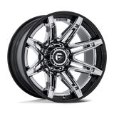 FUEL l BRAWL Model FC401 CHROME W/ GLOSS BLACK LIP