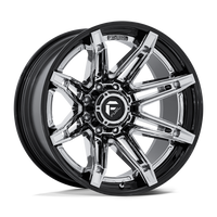 FUEL l BRAWL Model FC401 CHROME W/ GLOSS BLACK LIP