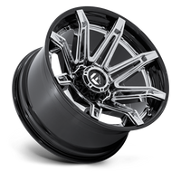 FUEL l BRAWL Model FC401 CHROME W/ GLOSS BLACK LIP