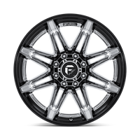 FUEL l BRAWL Model FC401 CHROME W/ GLOSS BLACK LIP