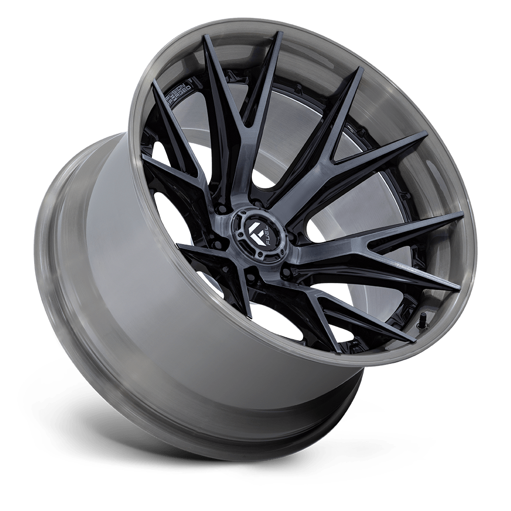 FUEL l CATALYST Model FC402 GLOSS BLACK BRUSHED DARK TINT