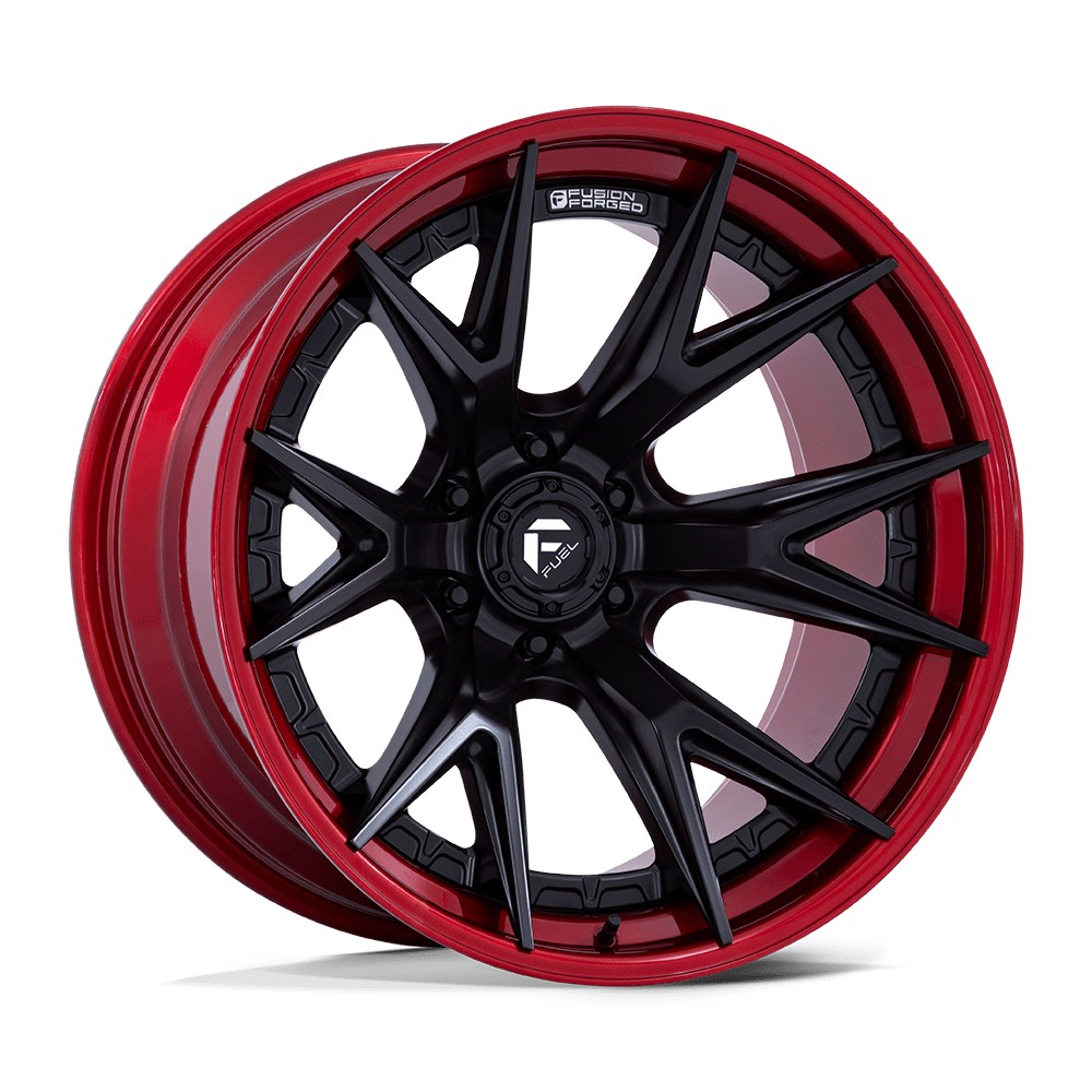FUEL l CATALYST Model FC402 MATTE BLACK W/ CANDY RED LIP