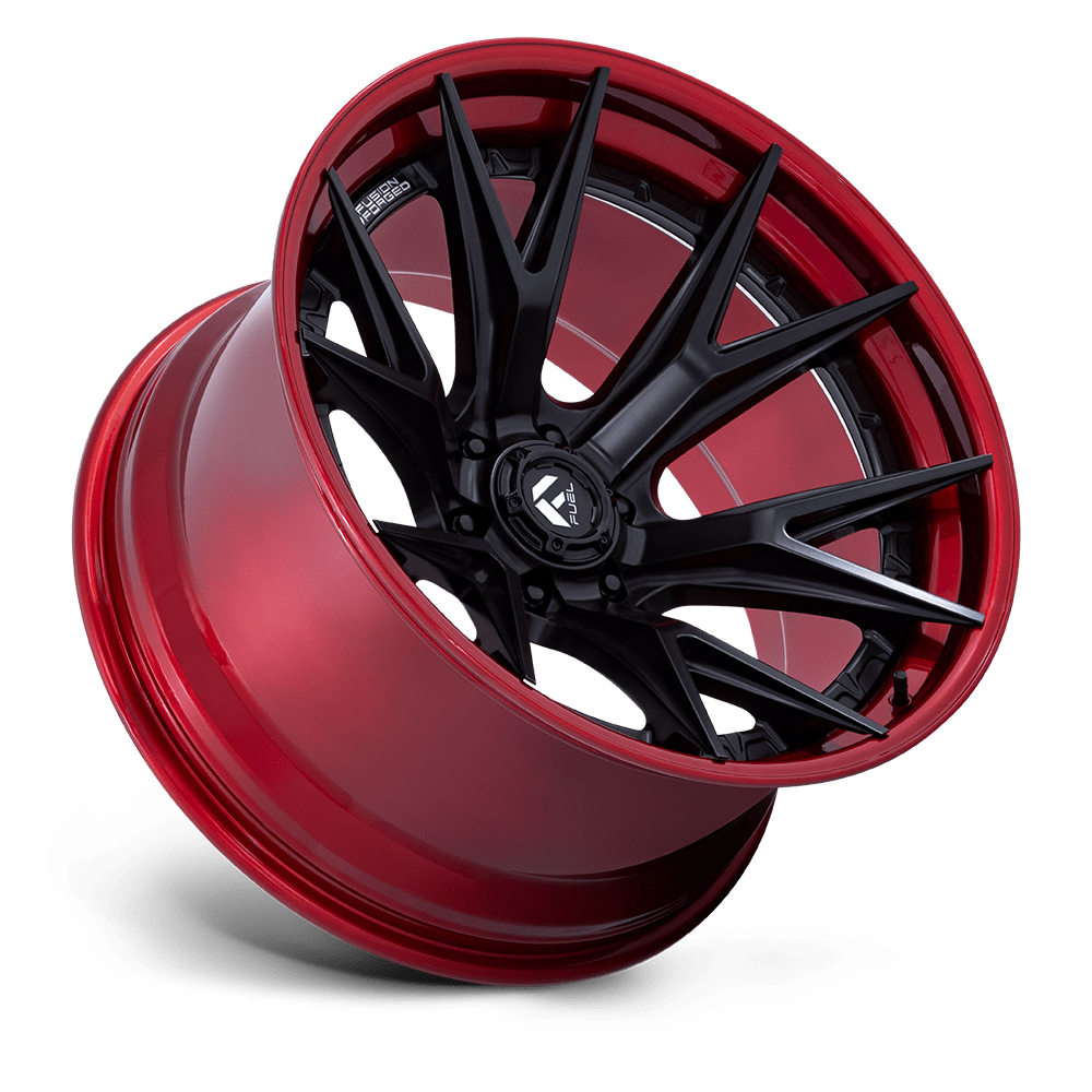 FUEL l CATALYST Model FC402 MATTE BLACK W/ CANDY RED LIP
