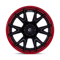 FUEL l CATALYST Model FC402 MATTE BLACK W/ CANDY RED LIP