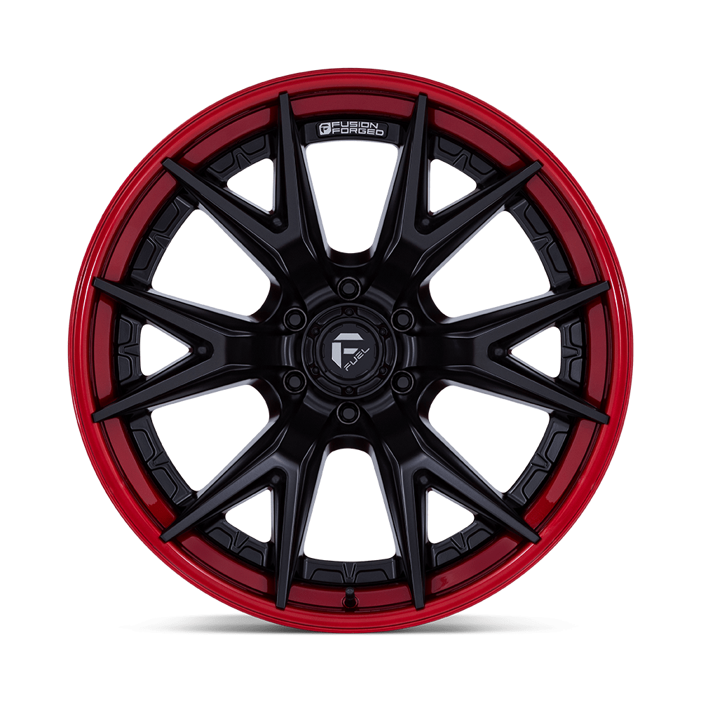 FUEL l CATALYST Model FC402 MATTE BLACK W/ CANDY RED LIP