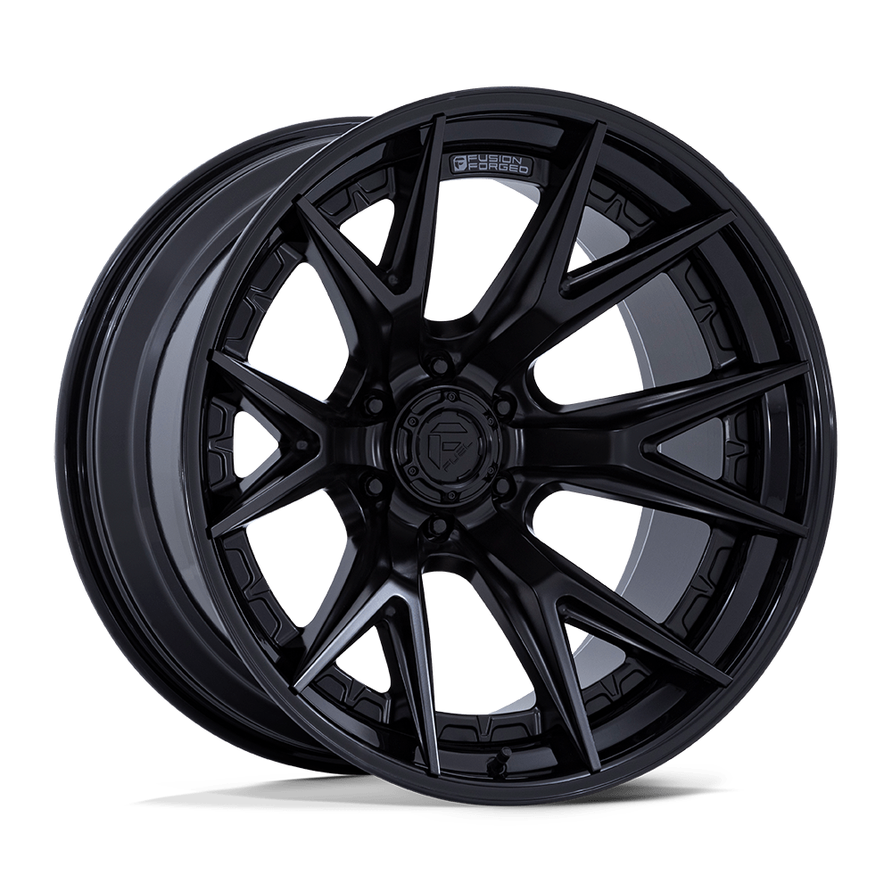 FUEL l CATALYST Model FC402 MATTE BLACK W/ GLOSS BLACK LIP