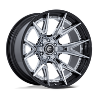 FUEL l CATALYST Model FC402 CHROME W/ GLOSS BLACK LIP