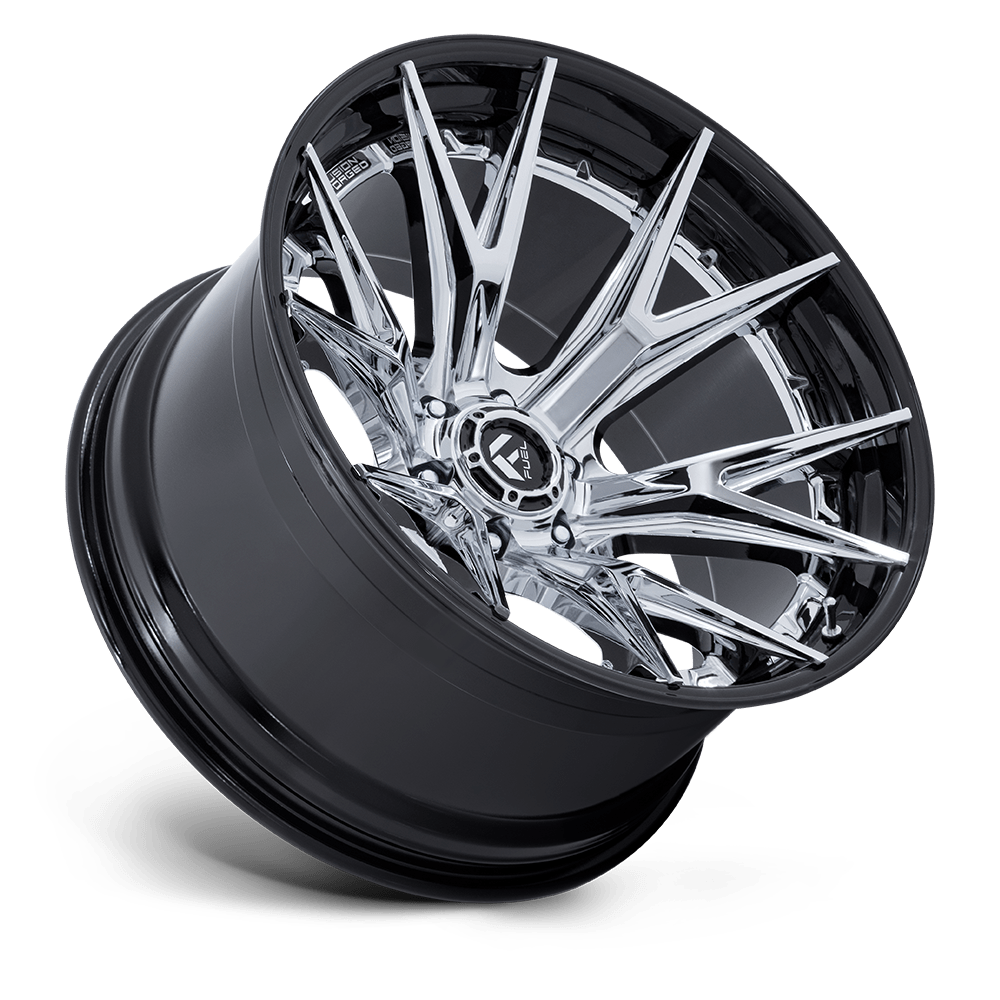 FUEL l CATALYST Model FC402 CHROME W/ GLOSS BLACK LIP